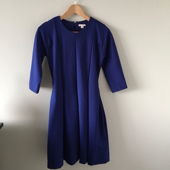 Vintage Gap Blue MIDI Pleated Dress - Picture 9 of 12